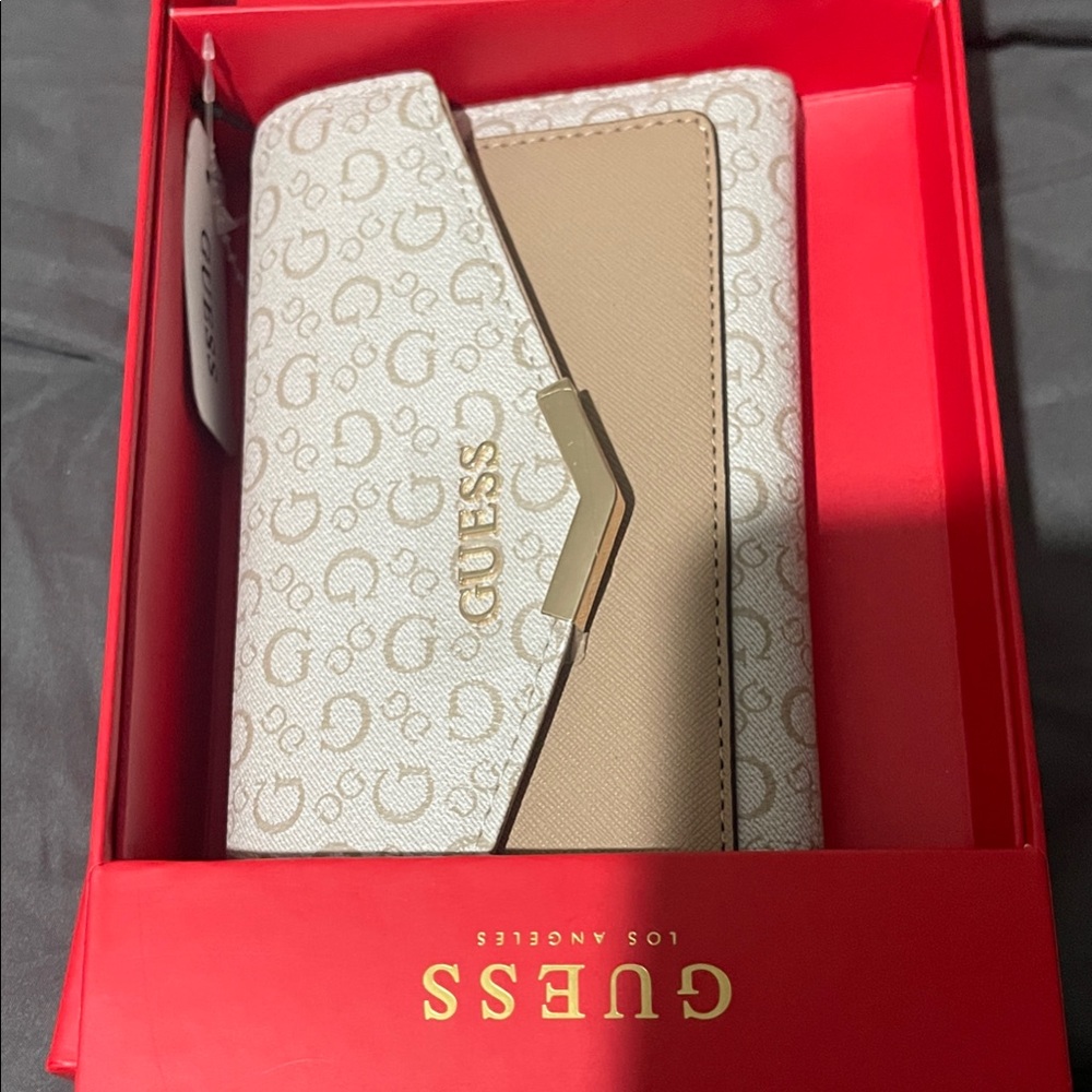 GUESS Beige Women's Wallet- only the wallet is available- not the card holder